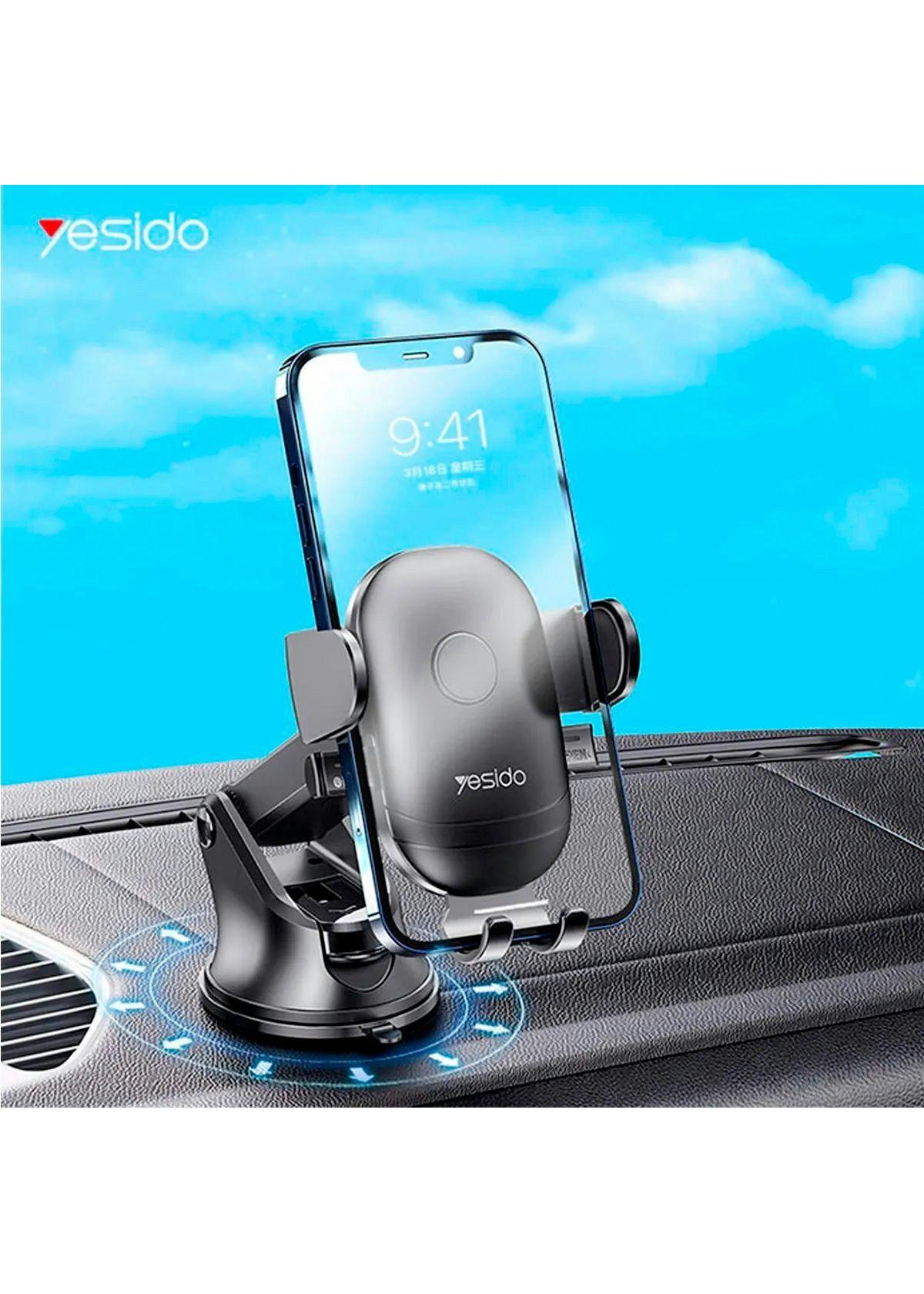 Soporte Holder Celular Auto Con Ventosa Brazo Yesido C138-6