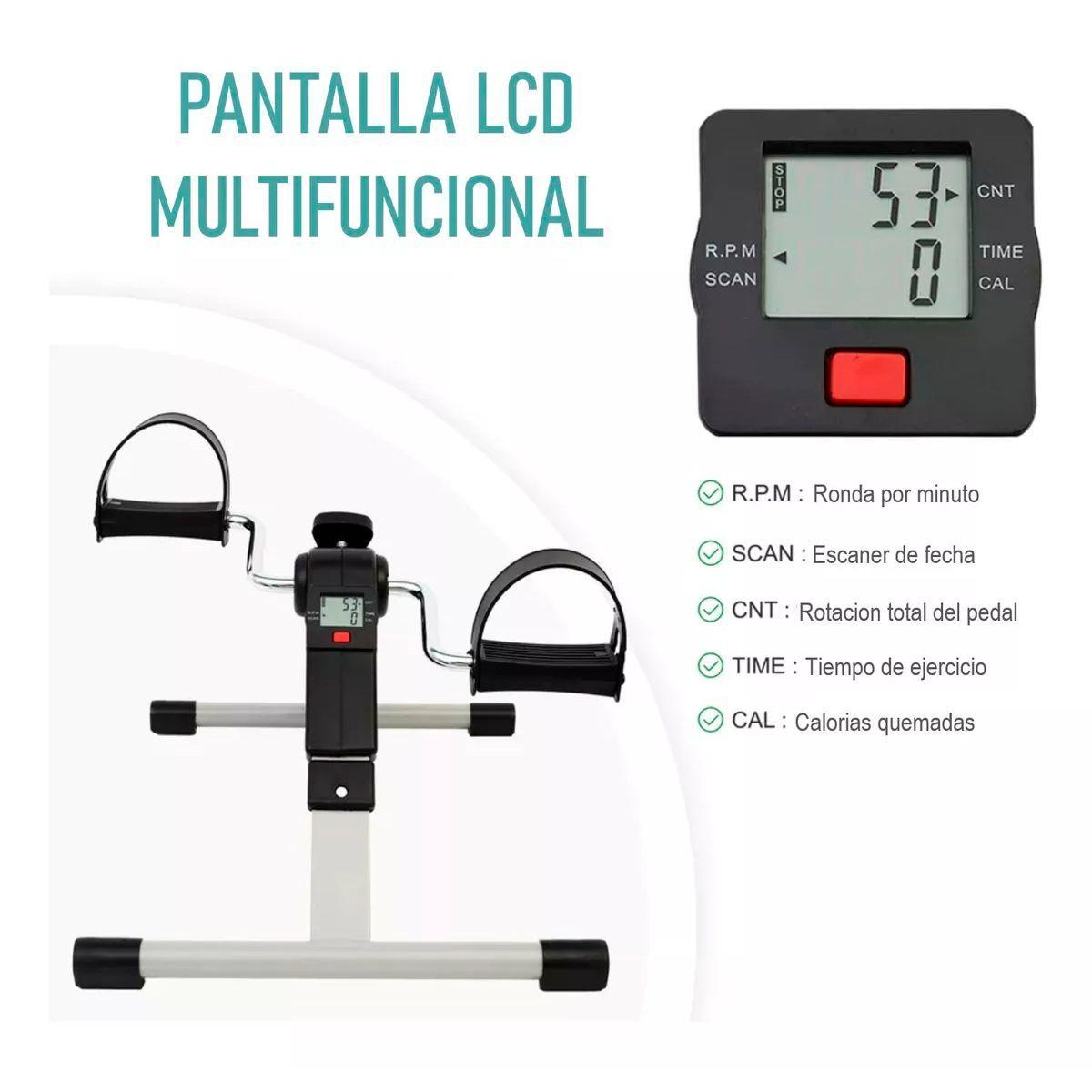 Pedalera De Ejercicio Pantalla Lcd Ejercitador Plegable 903-2