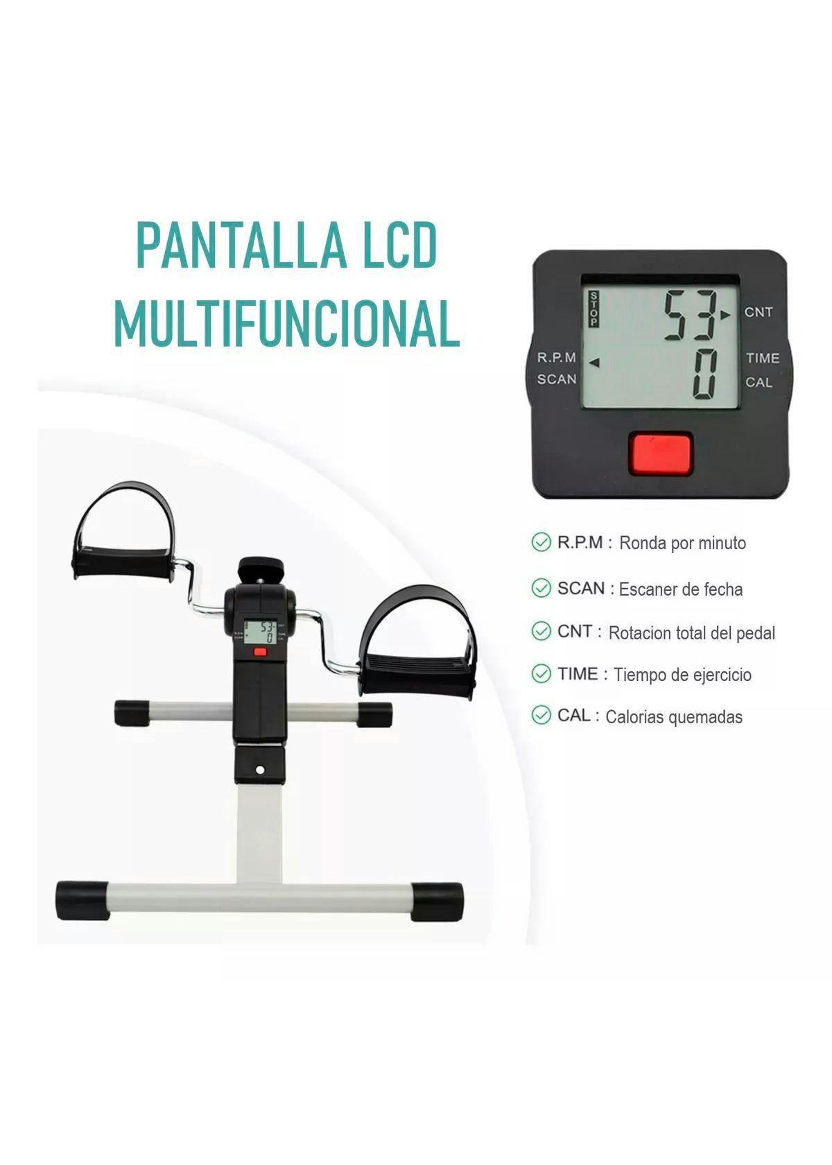 Pedalera De Ejercicio Pantalla Lcd Ejercitador Plegable 903-2