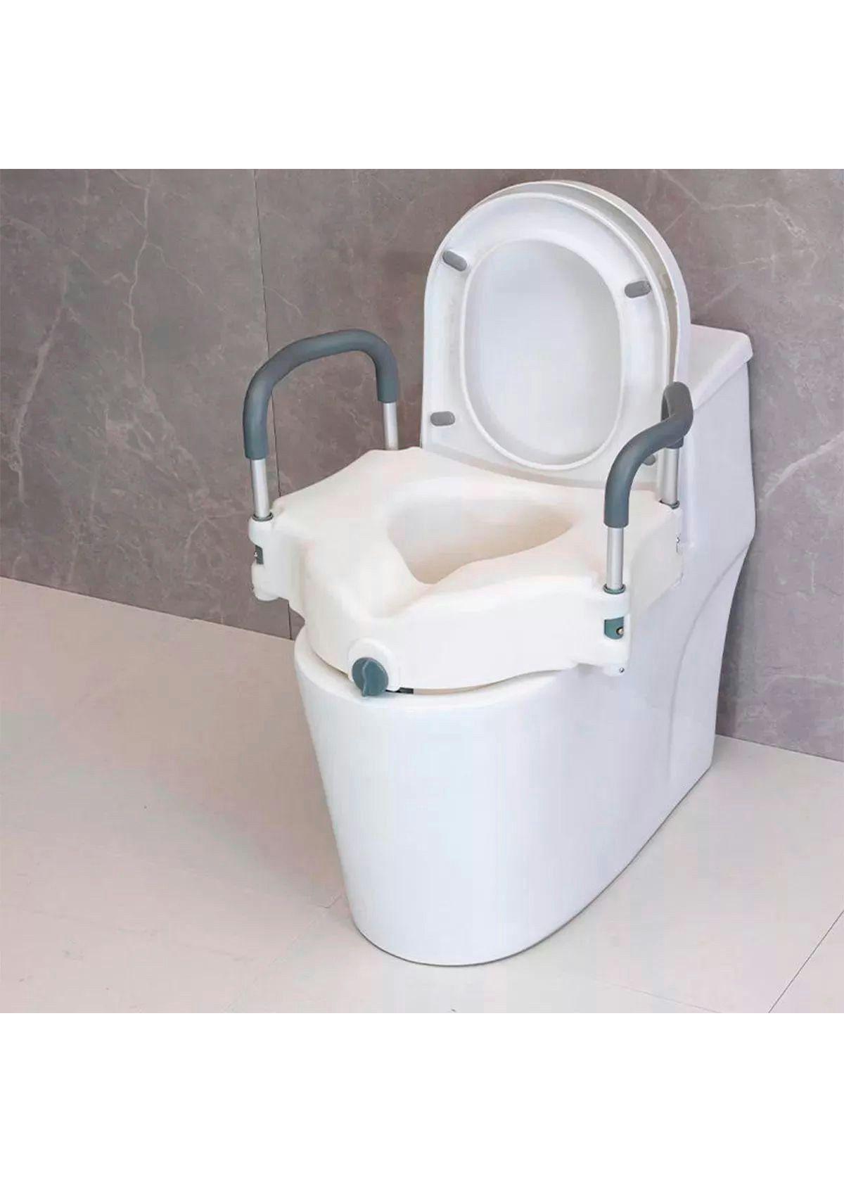Alza Baño con apoya Brazos Desmontables Portátil-3