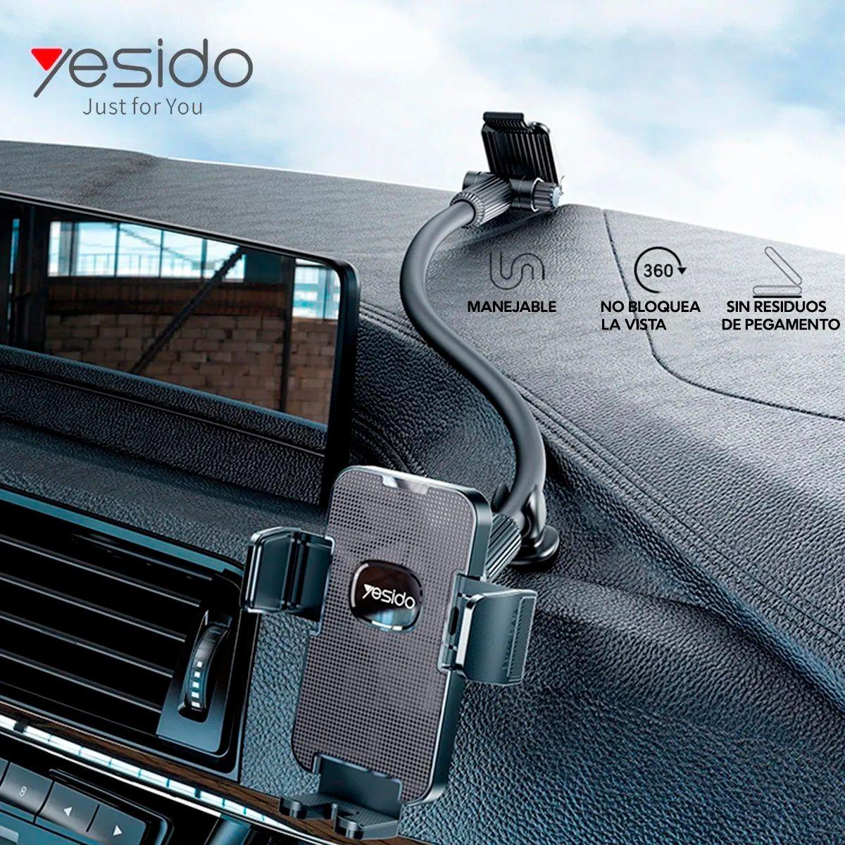 Soporte Teléfono Para Automóvil Brazo Largo Yesido C137-5
