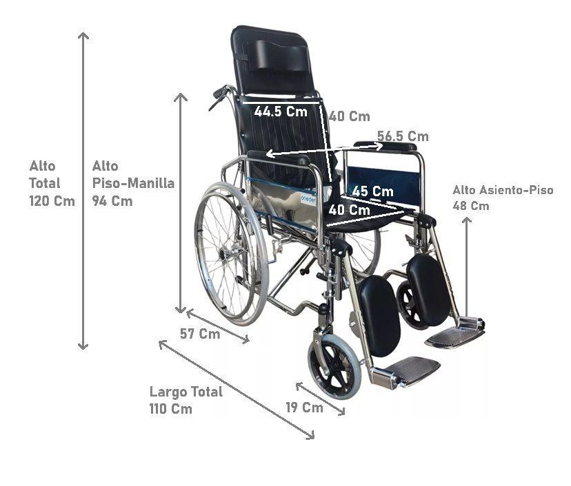 Silla De Ruedas Neurológica Reclinable Tipo Camilla Oneder-6