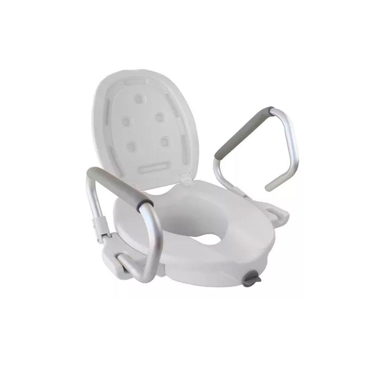 Alza Baño Con Apoyabrazos Y Tapa 714A-2