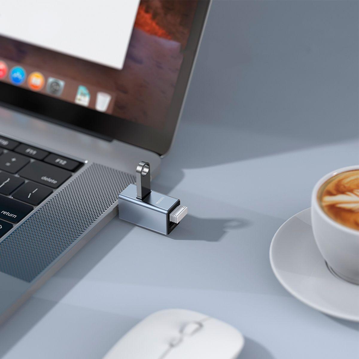 Adaptador Hub Yesido Hb14 3 En 1 De Usb A Usb-3