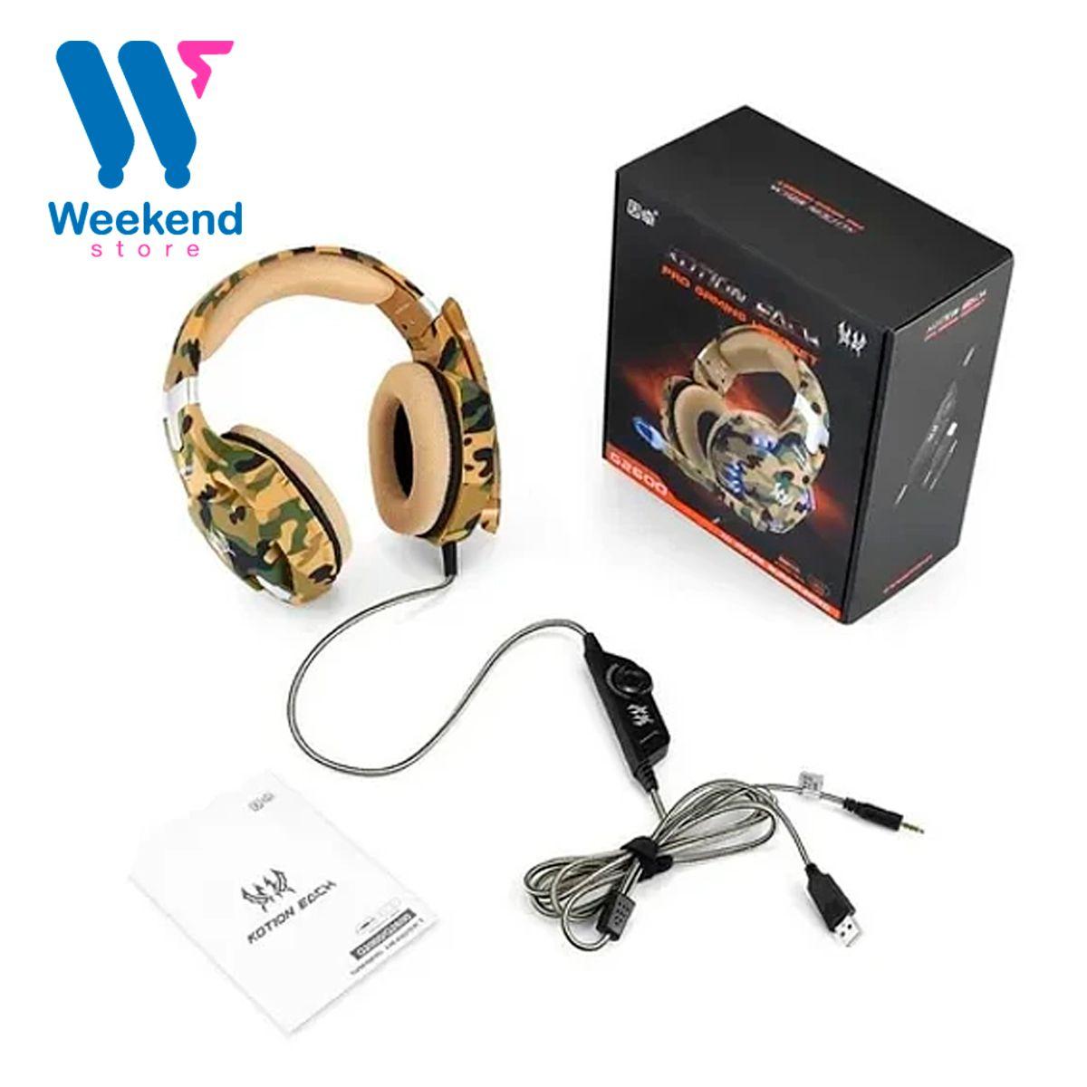 Audífono Headset Gamer Stereo Kotion Each G2600 Luz Led-4