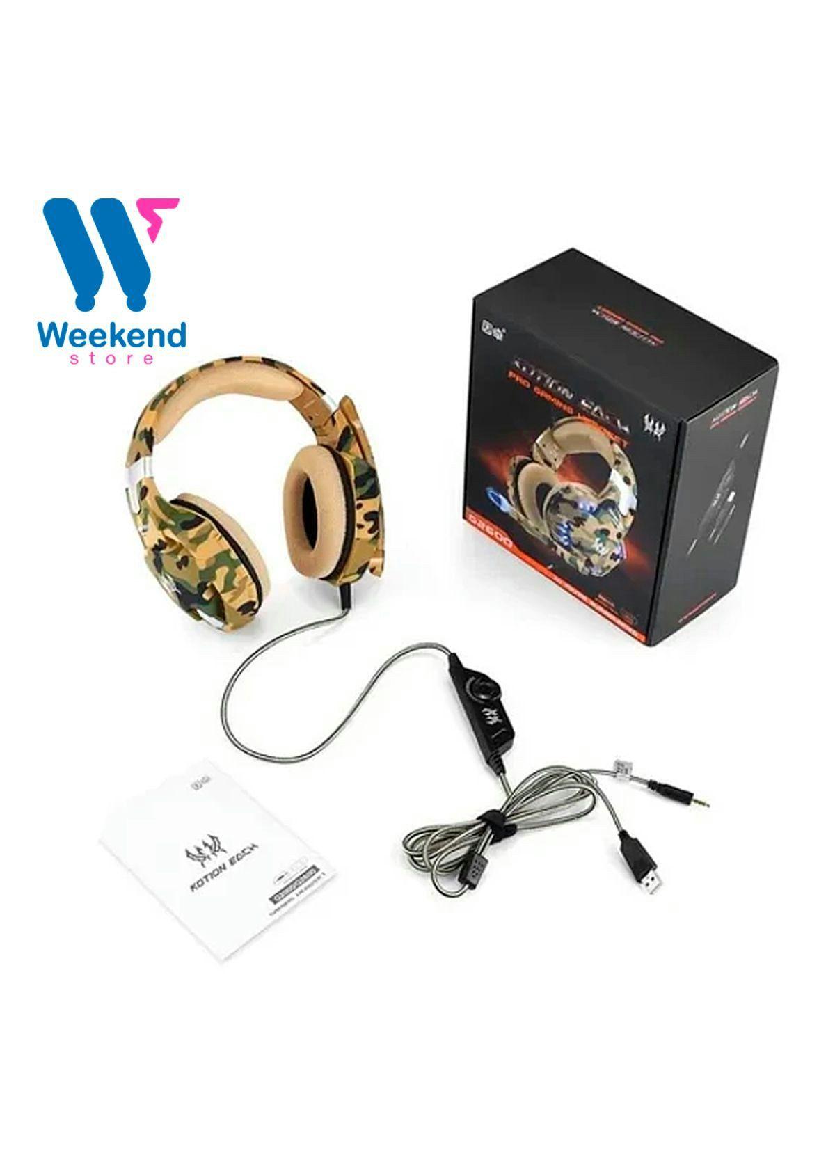 Audífono Headset Gamer Stereo Kotion Each G2600 Luz Led-4