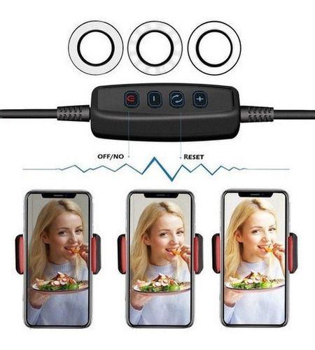 Kit 2en1 Aro Luz Fotografia Led Selfie Soporte Tik Tok-5