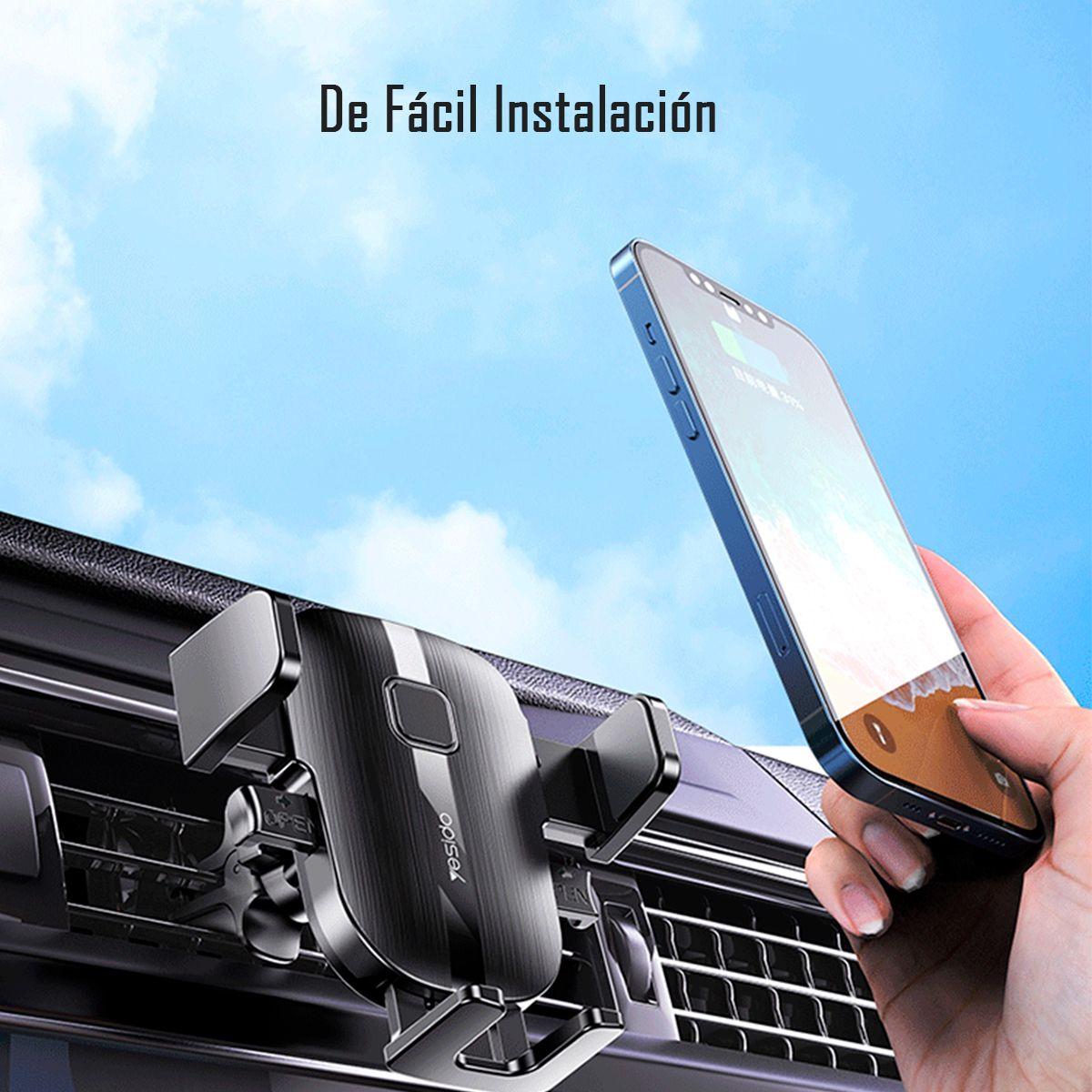 Soporte Holder De Rejilla Para Auto Telefono Yesido C162-2