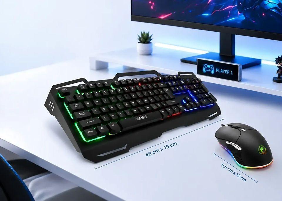 Kit Gamer Imice Teclado Ak-400 + Mouse Imice X6 6400 Dpi-5