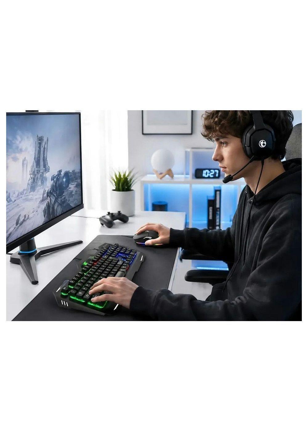 Kit Gamer Teclado Ak-400 + Mouse X6 6400 Dpi-3