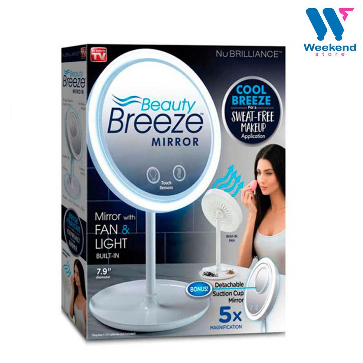 Espejo Con Luz Led Para Maquillaje Plegable Escritorio-7