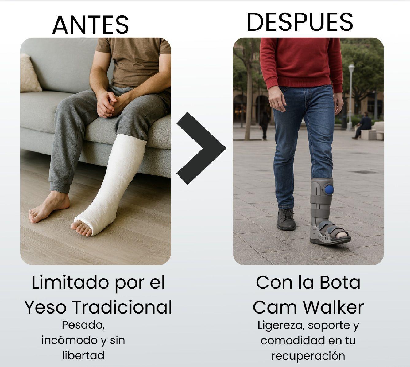 Bota Ortopédica Larga Cam Walker Alta Para Pie Oneder-5