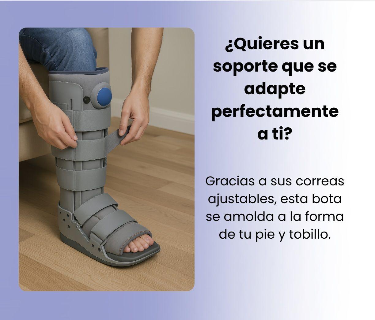 Bota Ortopédica Larga Cam Walker Alta Para Pie Oneder-1