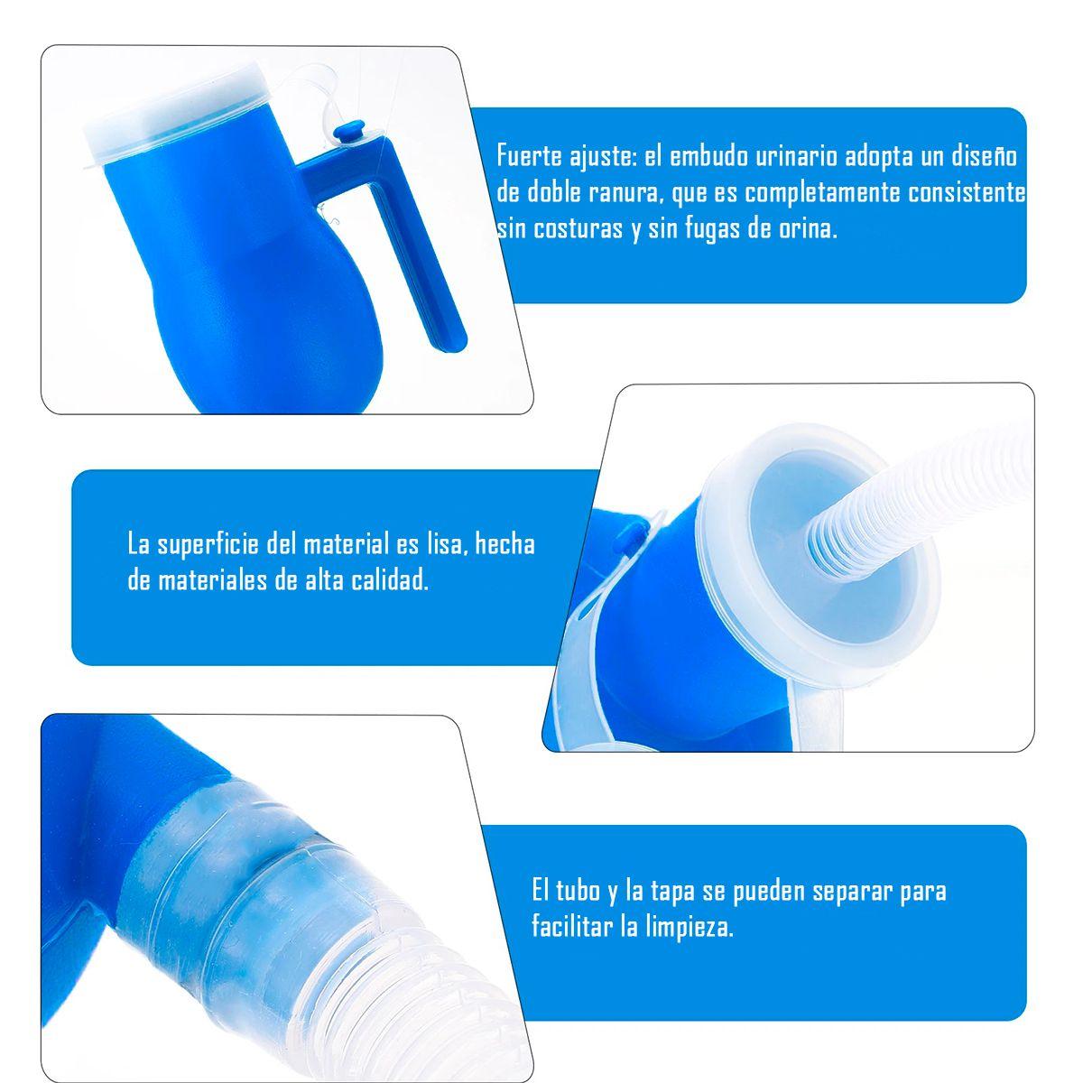 Pato Urinario Masculino Con Manguera - Capacidad De 2000 Ml-4