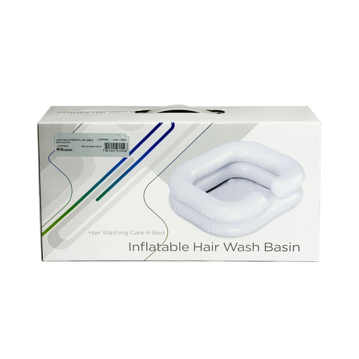 Lavapelo Inflable Portátil Con Ducha - Blunding-1