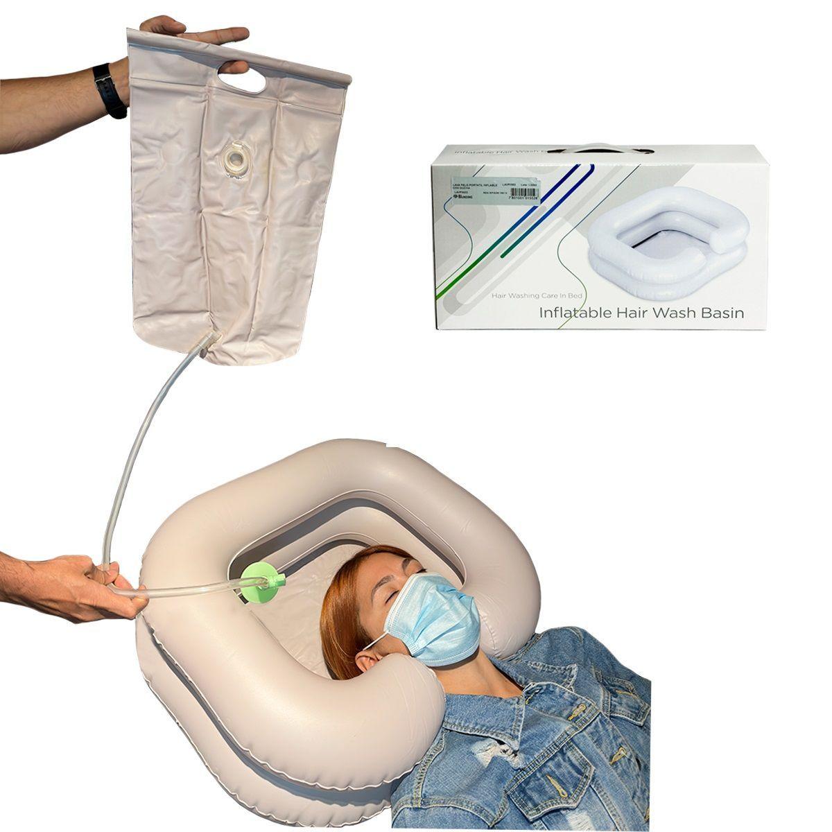 Lavapelo Inflable Portátil Con Ducha - Blunding-4