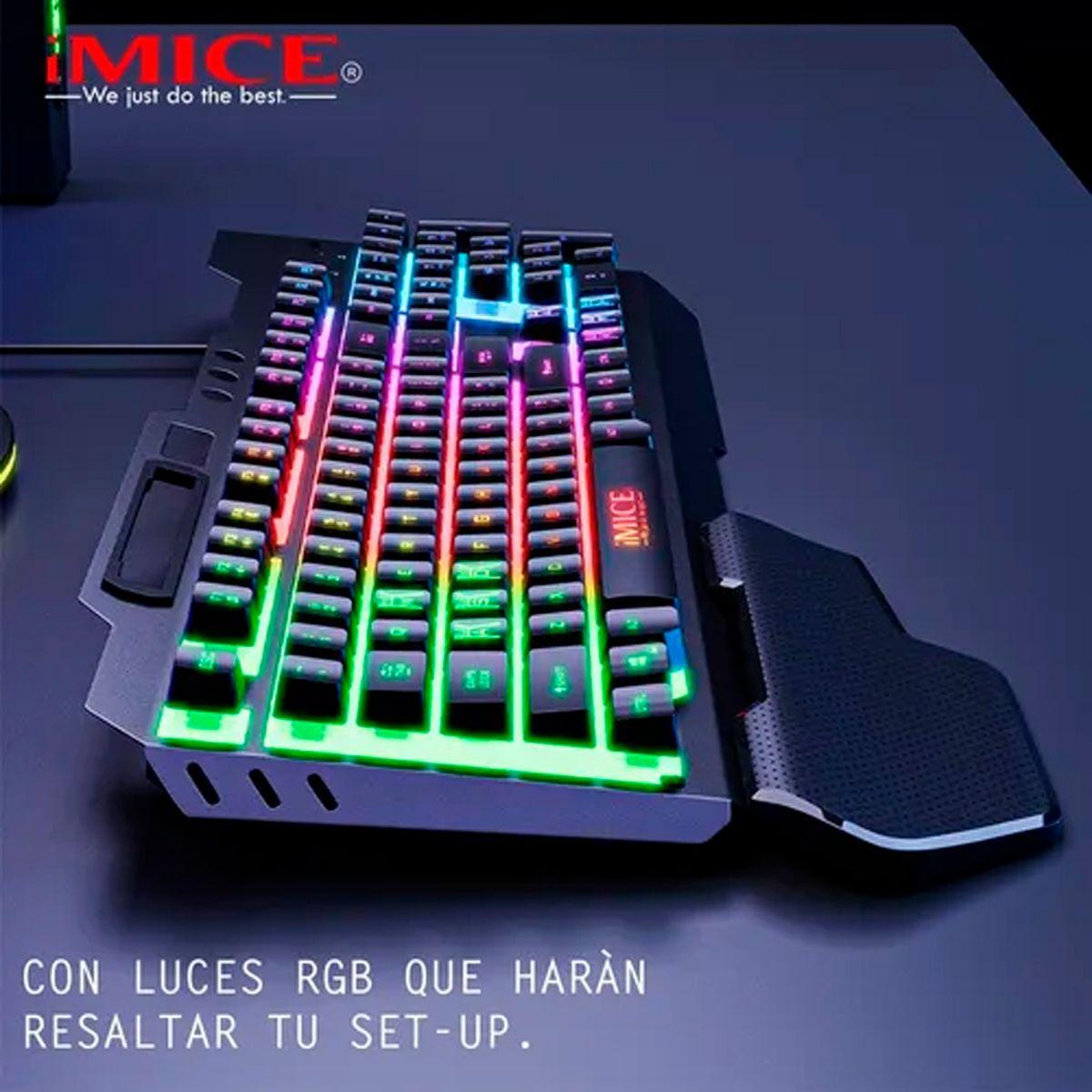 Teclado Gamer Imice Gk-700 Rgb Con Reposa Mano Gaming-4
