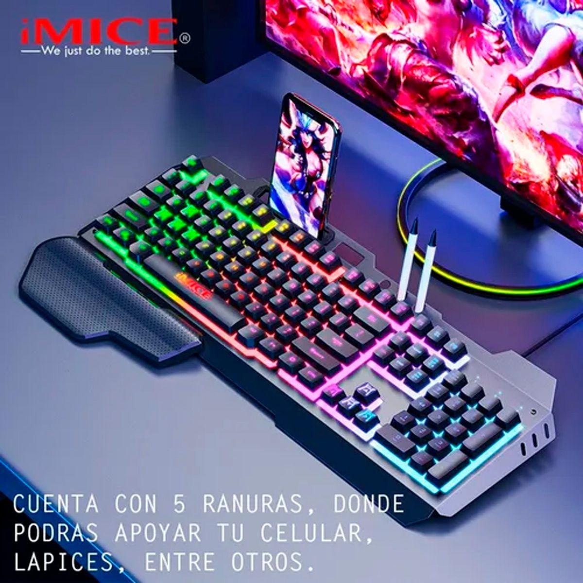 Teclado Gamer Imice Gk-700 Rgb Con Reposa Mano Gaming-6