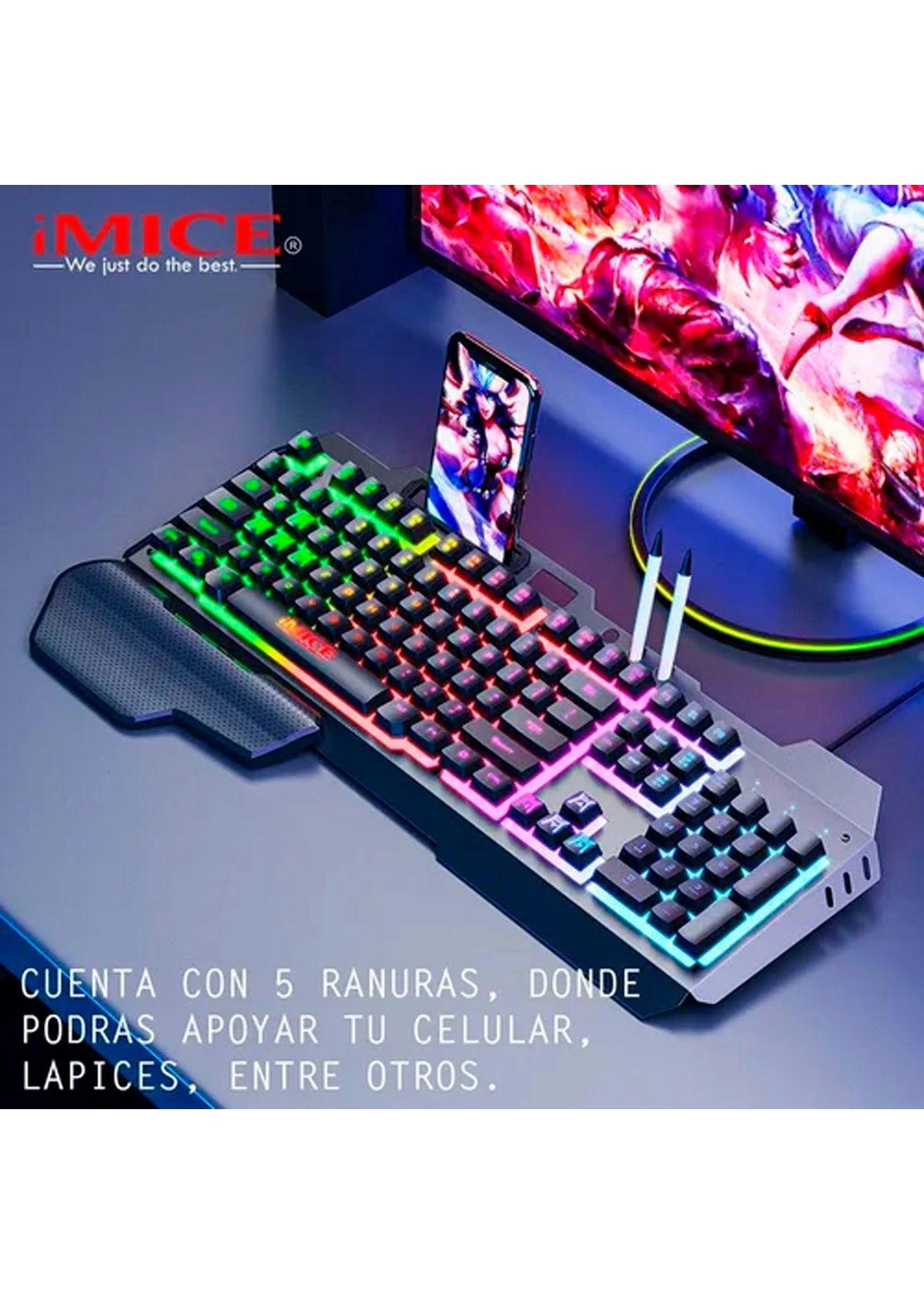 Teclado Gamer Imice Gk-700 Rgb Con Reposa Mano Gaming-6