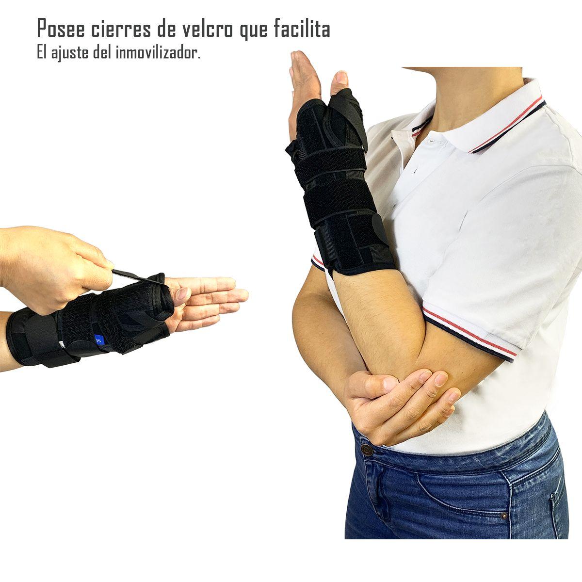 Ortesis De Muñeca Con Dedo Pulgar Talla M Derecha Calidad Premium-2