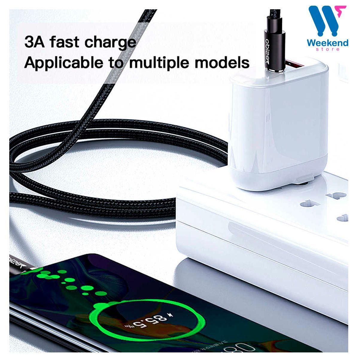 Cable para Celular Tipo C a Tipo C Yesido CA-55 Carga Rápida-1
