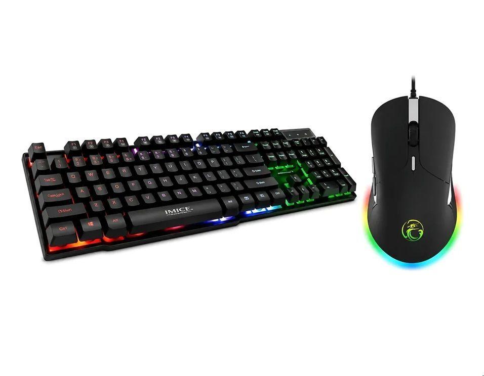 Kit Gamer Imice Teclado Ak-400 + Mouse X6 3200dpi+ Pad Rgb S-3