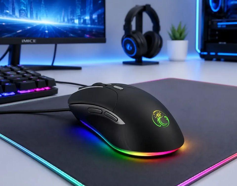 Kit Gamer Imice Teclado Ak-400 + Mouse X6 3200dpi+ Pad Rgb S-5