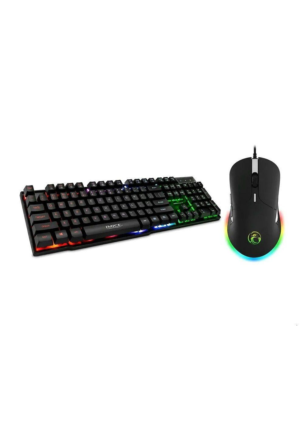 Kit Gamer Imice Teclado Ak-400 + Mouse X6 3200dpi+ Pad Rgb S-3
