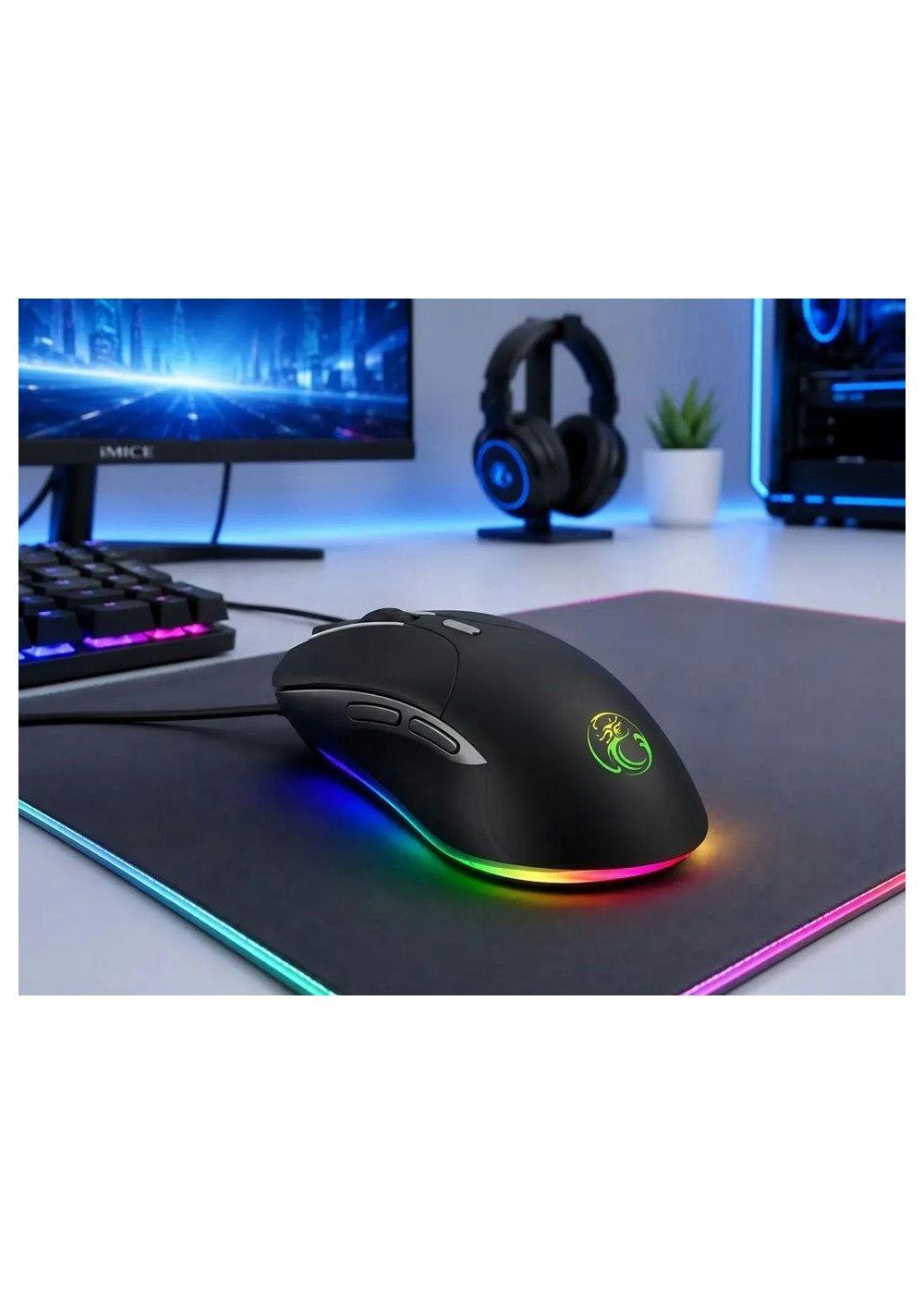 Kit Gamer Imice Teclado Ak-400 + Mouse X6 3200dpi+ Pad Rgb S-5