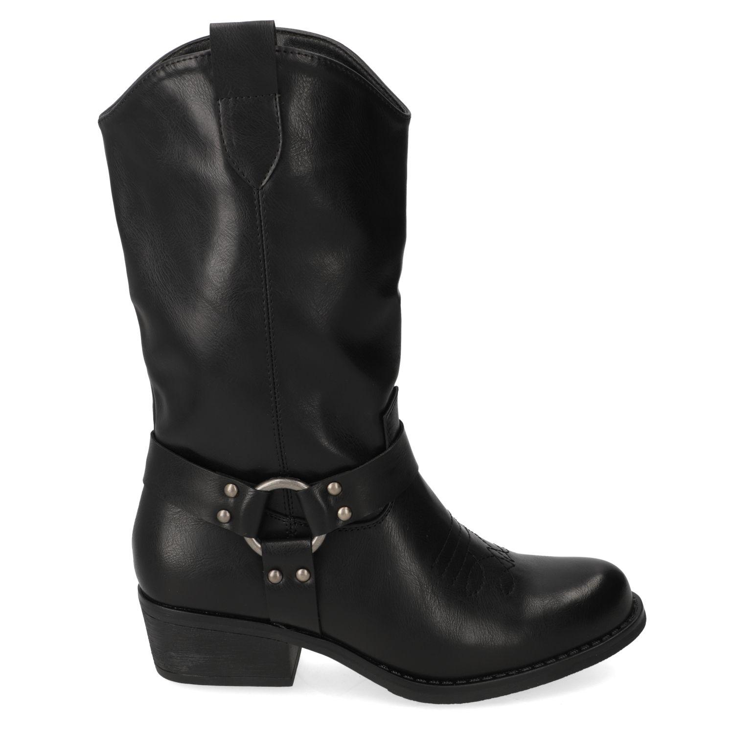 Bota Taco New Walk Negro 15872-0