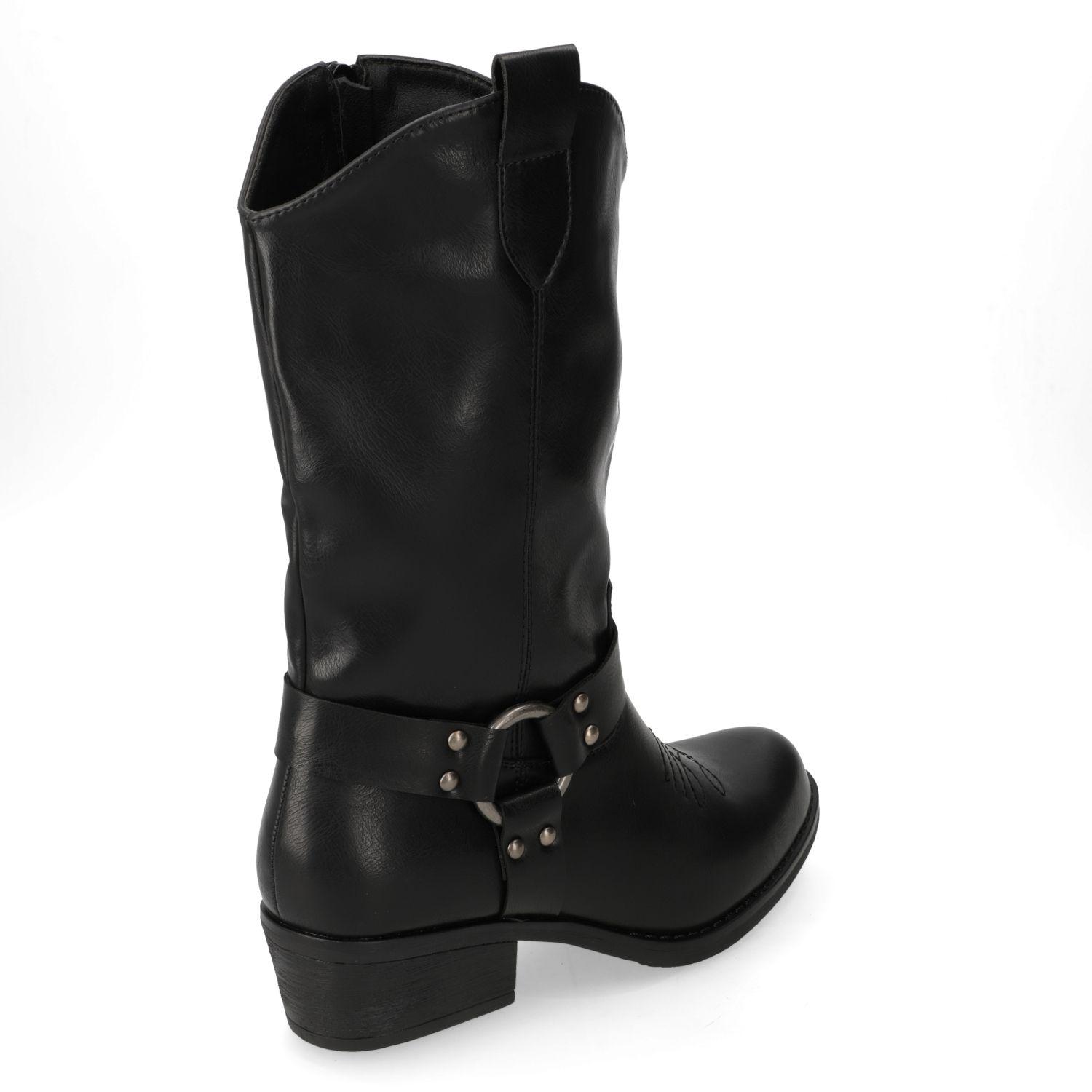 Bota Taco New Walk Negro 15872-3