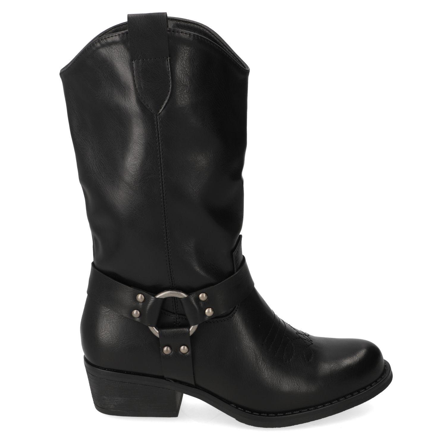 Bota Taco New Walk Negro 15872-0