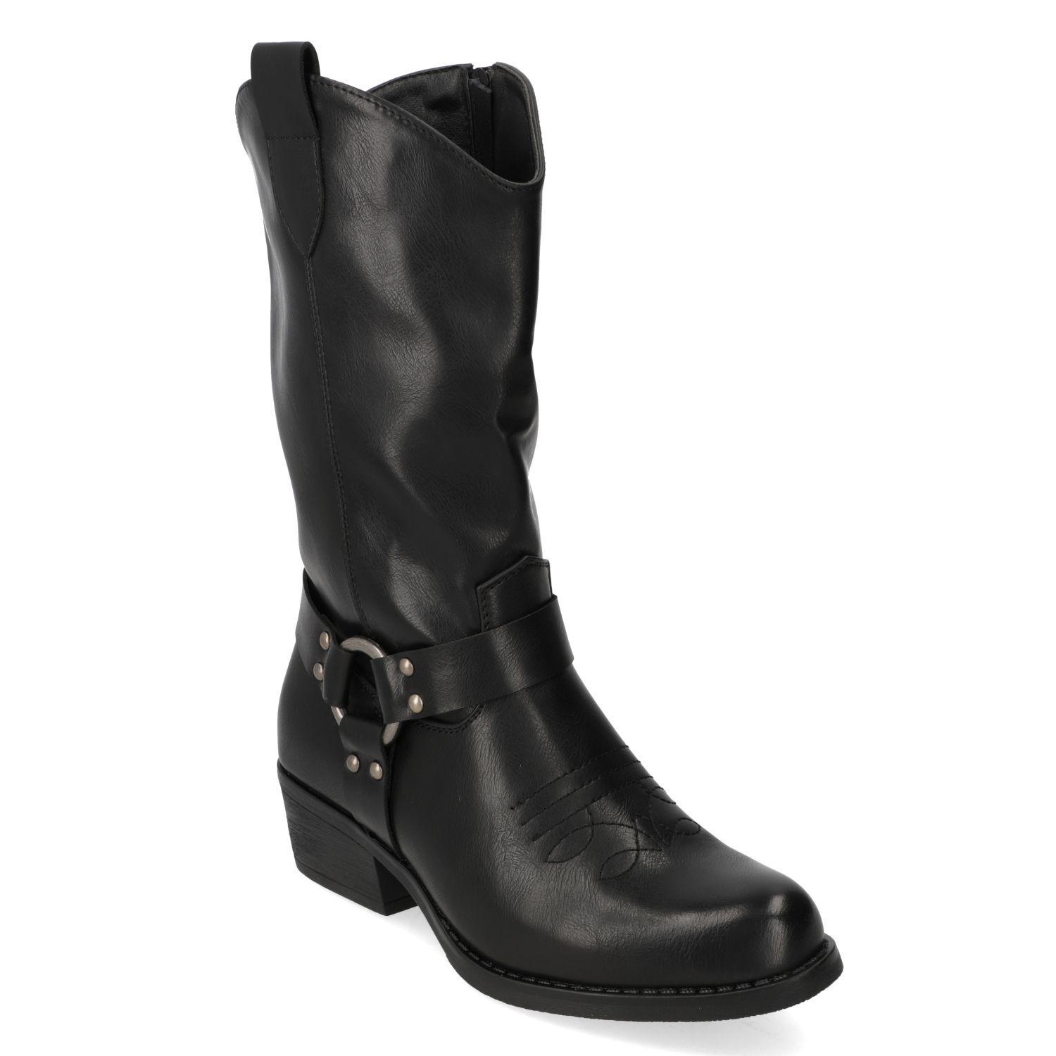 Bota Taco New Walk Negro 15872-1