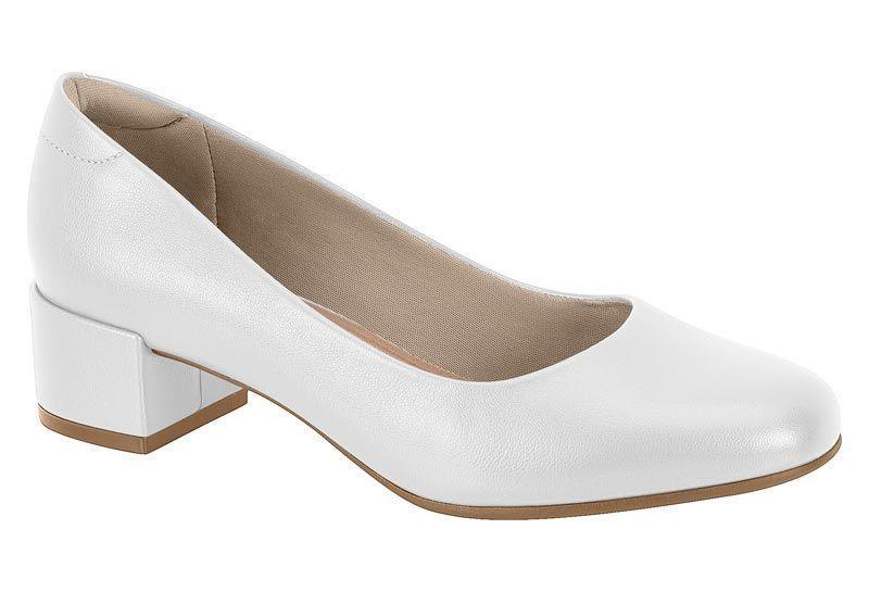 Zapato Mujer Taco Cuadrado Blanco 4301-100- Beira Rio-0