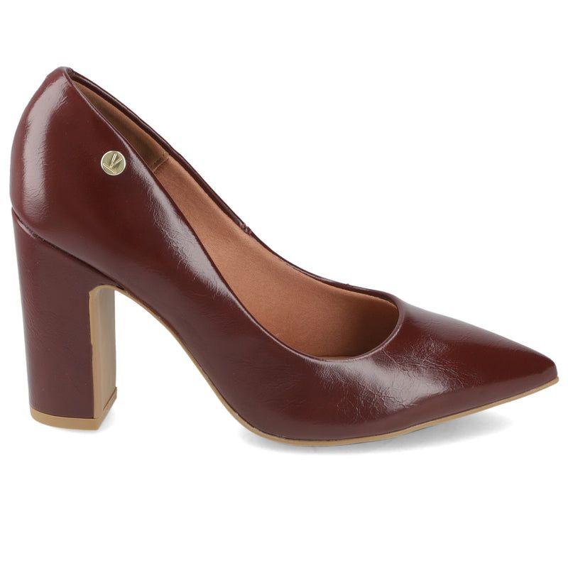 Zapato Taco Ancho Burdeo Vizzano-0