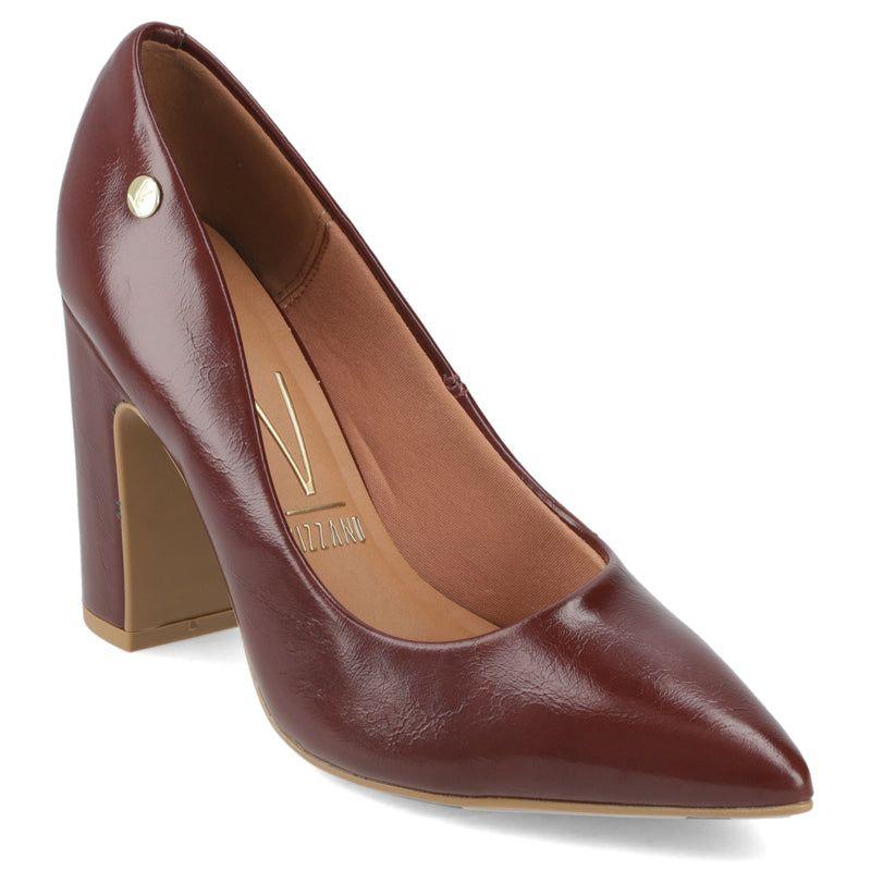 Zapato Taco Ancho Burdeo Vizzano-2
