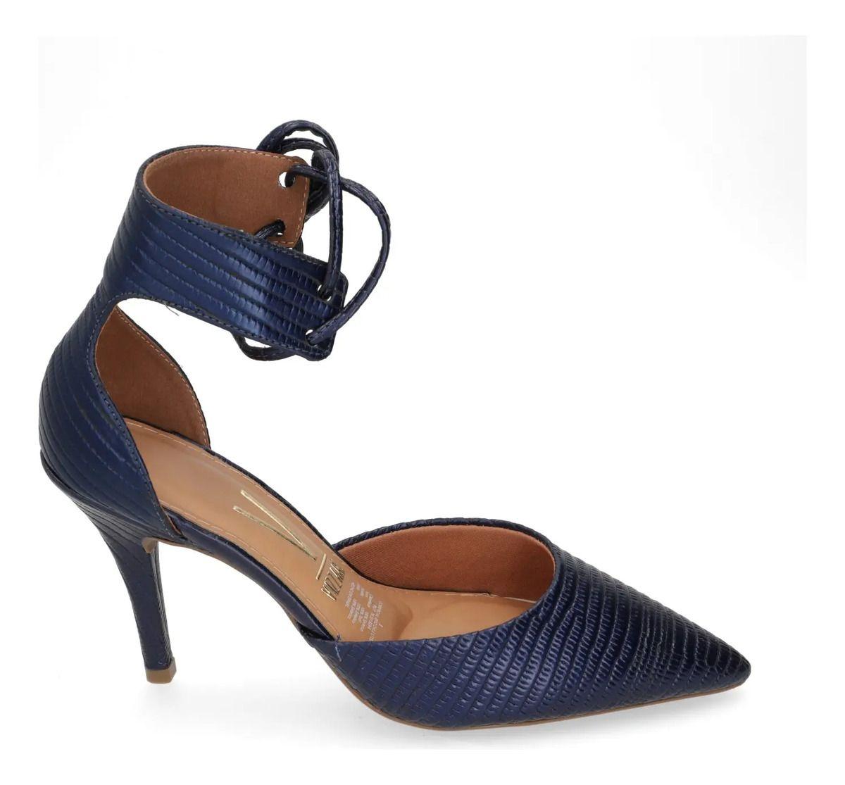 Zapato Vizzano Mujer Taco Aguja Stiletto Azul-0