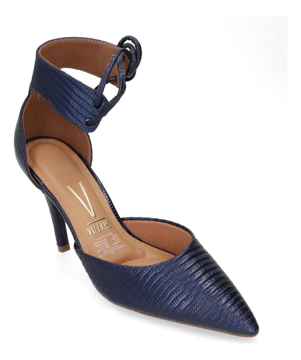 Zapato Vizzano Mujer Taco Aguja Stiletto Azul-1