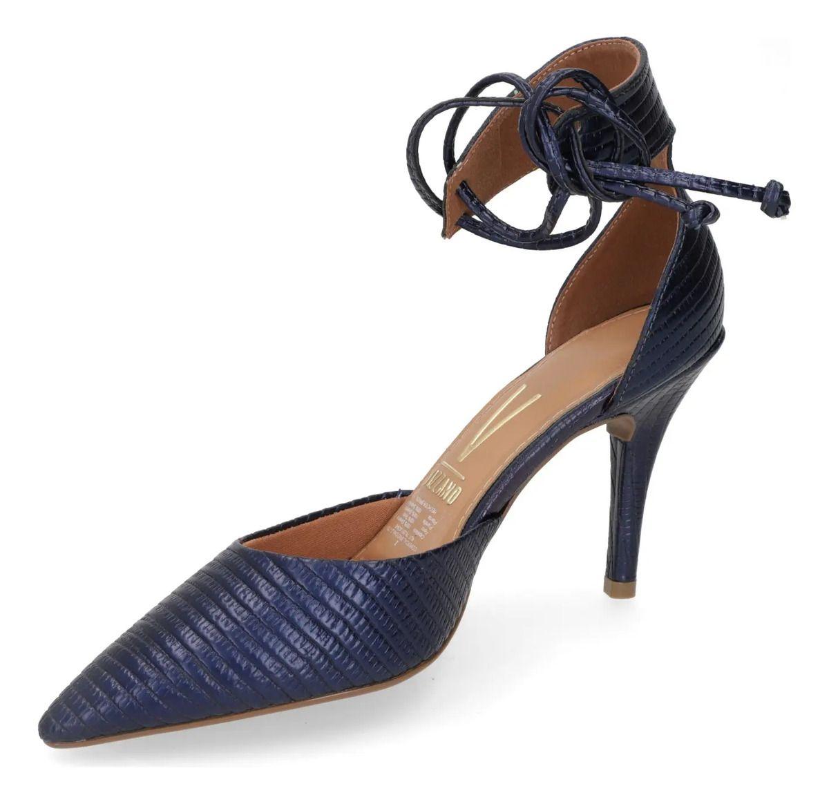 Zapato Vizzano Mujer Taco Aguja Stiletto Azul-2