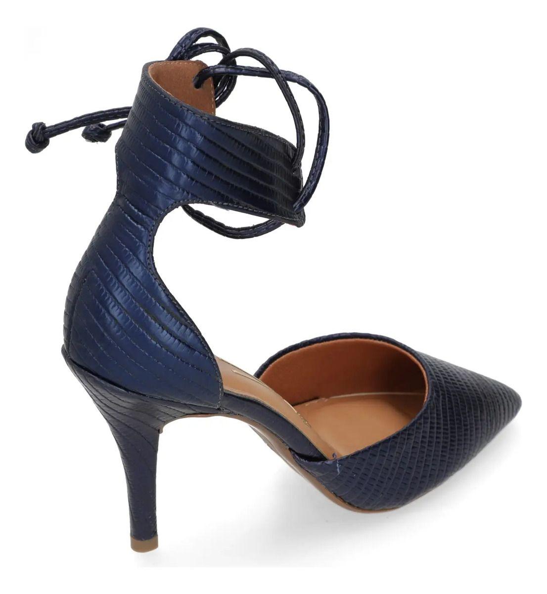 Zapato Vizzano Mujer Taco Aguja Stiletto Azul-3