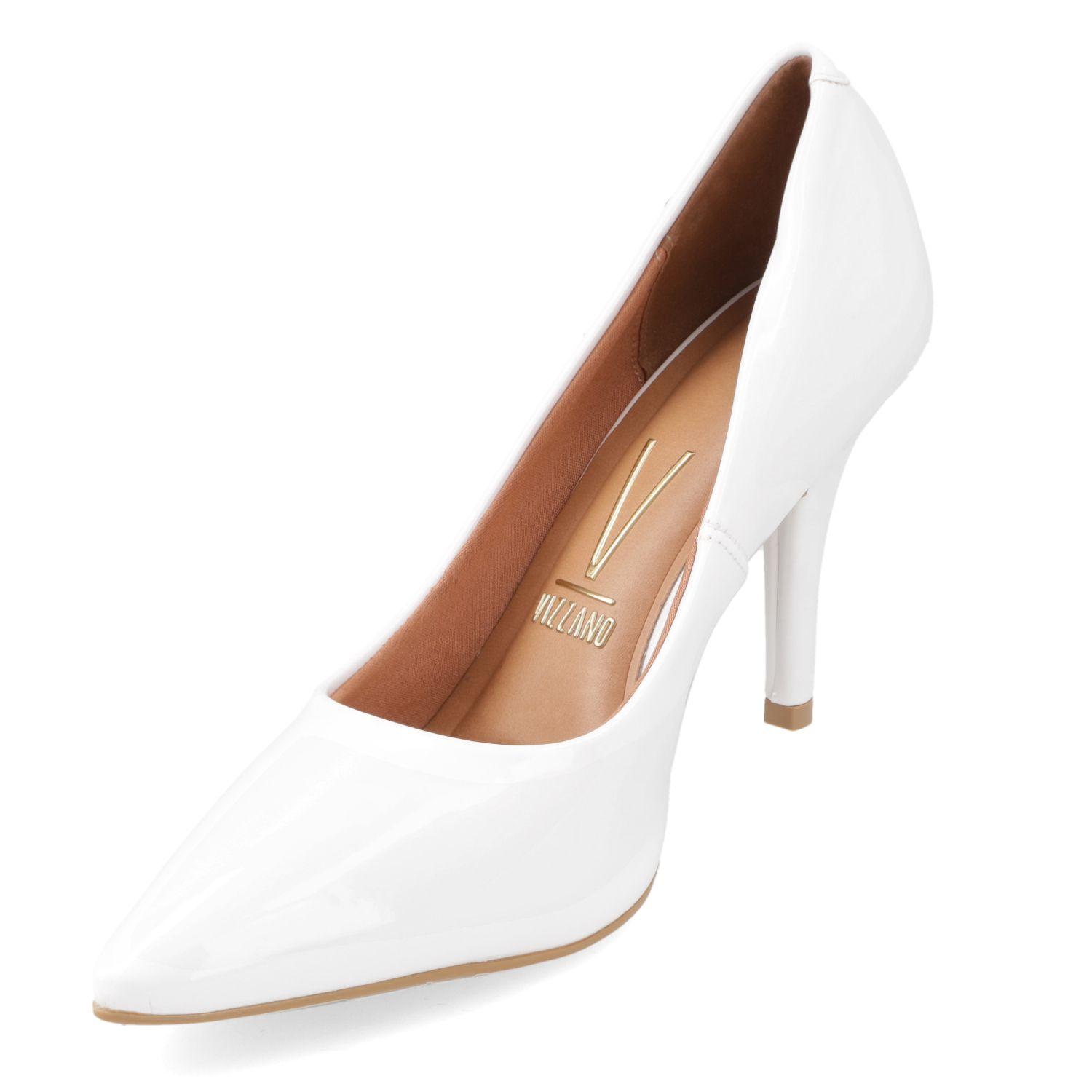 Zapato De Mujer Taco Aguja Stiletto Blanco 1184-1 - Vizzano-2