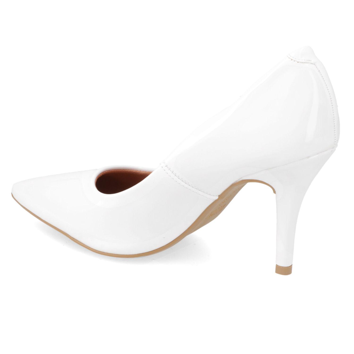 Zapato De Mujer Taco Aguja Stiletto Blanco 1184-1 - Vizzano-3