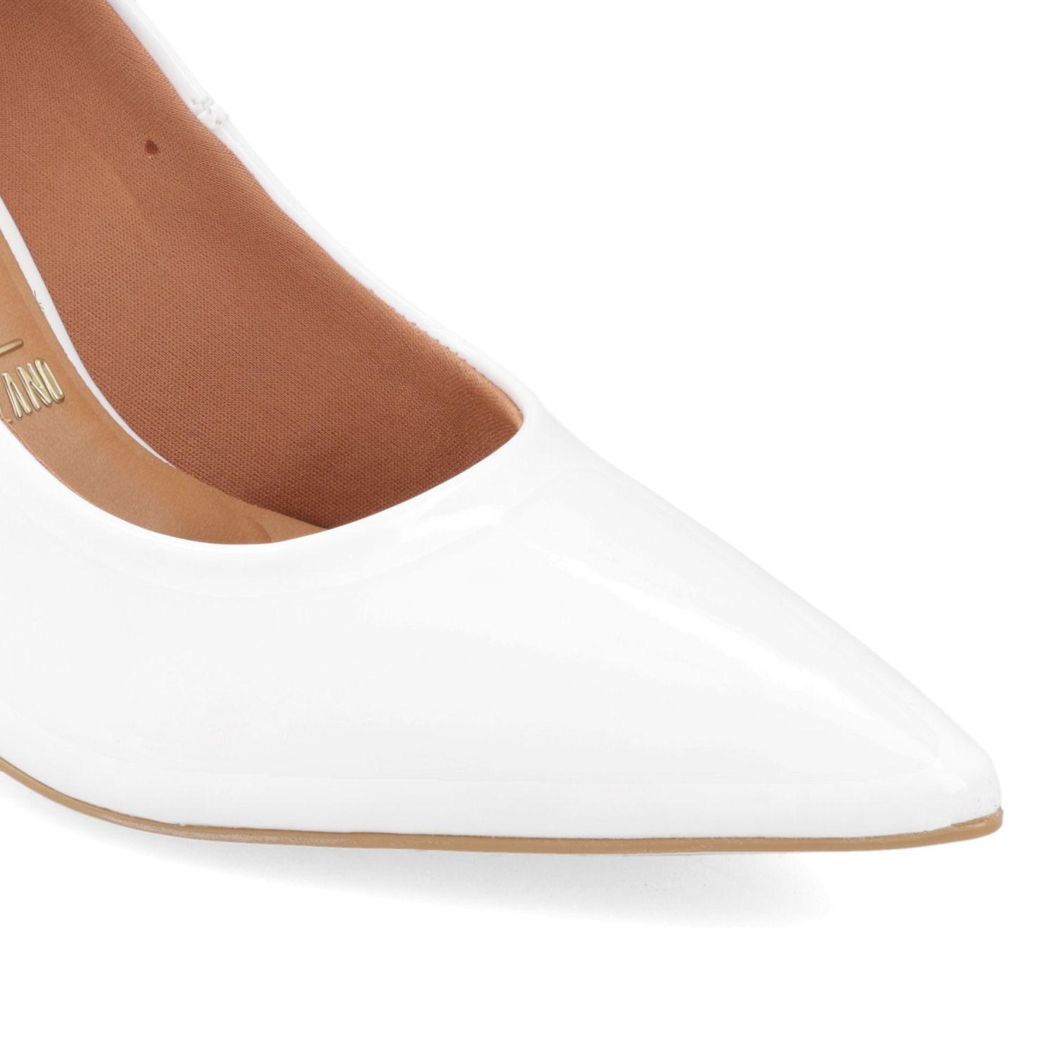 Zapato De Mujer Taco Aguja Stiletto Blanco 1184-1 - Vizzano-5
