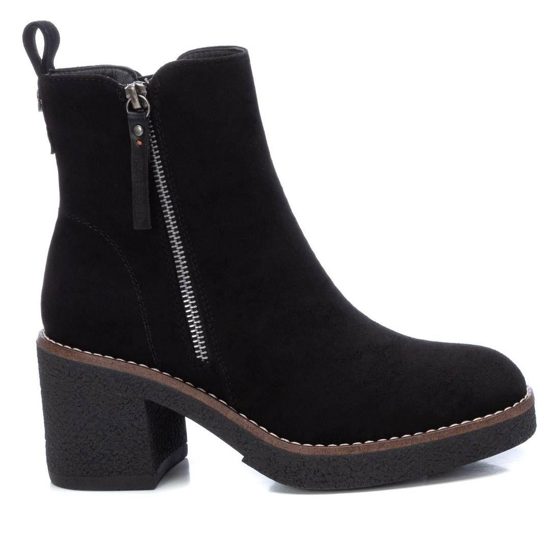 Botin Mujer Gamuza Negro 170989-NE Refresh-0