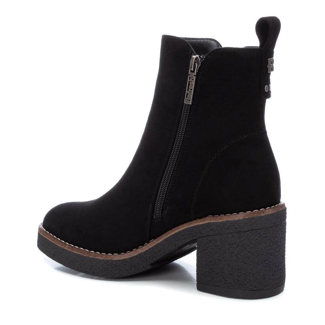 Botin Mujer Gamuza Negro 170989-NE Refresh-4