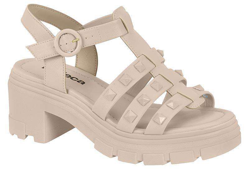 Sandalia Taco Moleca Crema 10928-5