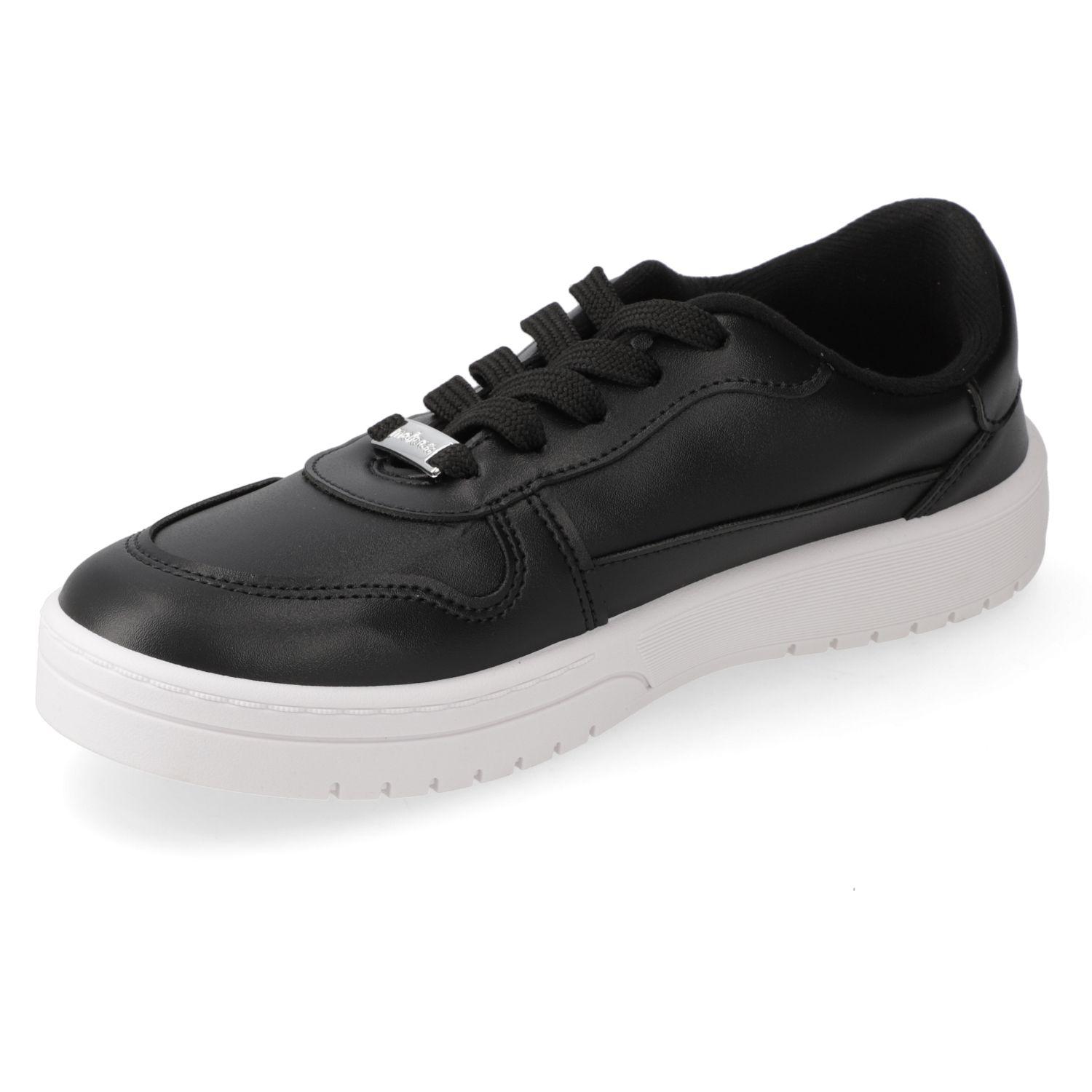 Zapatilla Casual Moleca Negro 15947-2