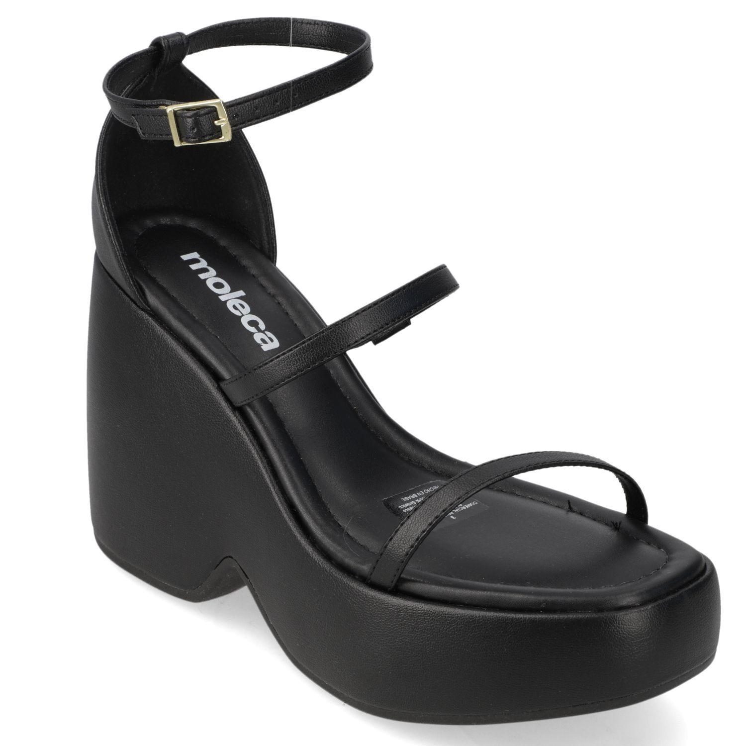 Sandalia Taco Moleca Negro 10264-0