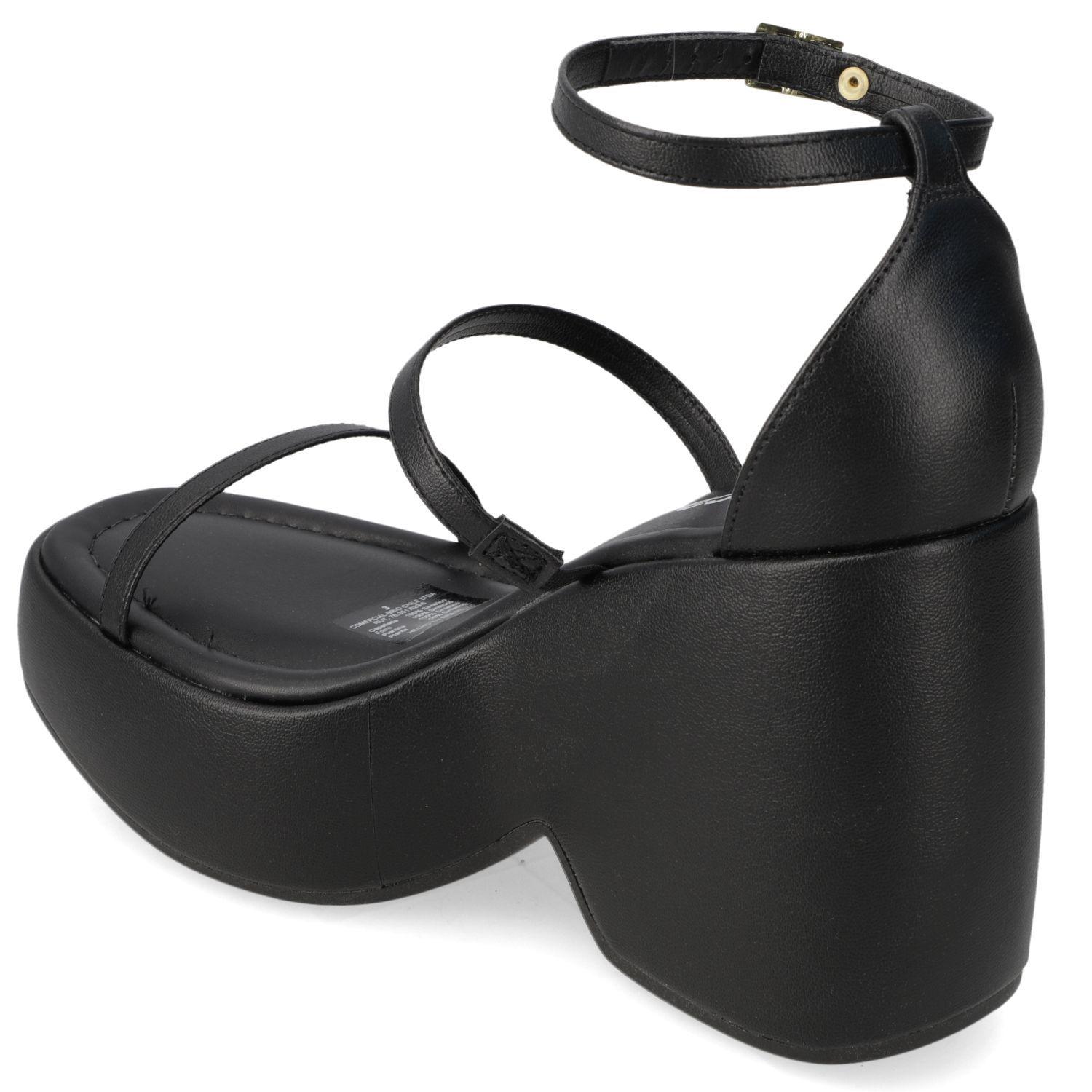 Sandalia Taco Moleca Negro 10264-3