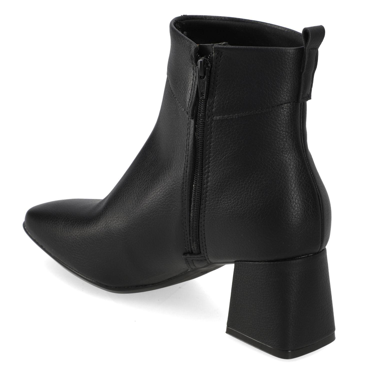 Botín Vizzano Taco Ancho 5 cm Negro -3